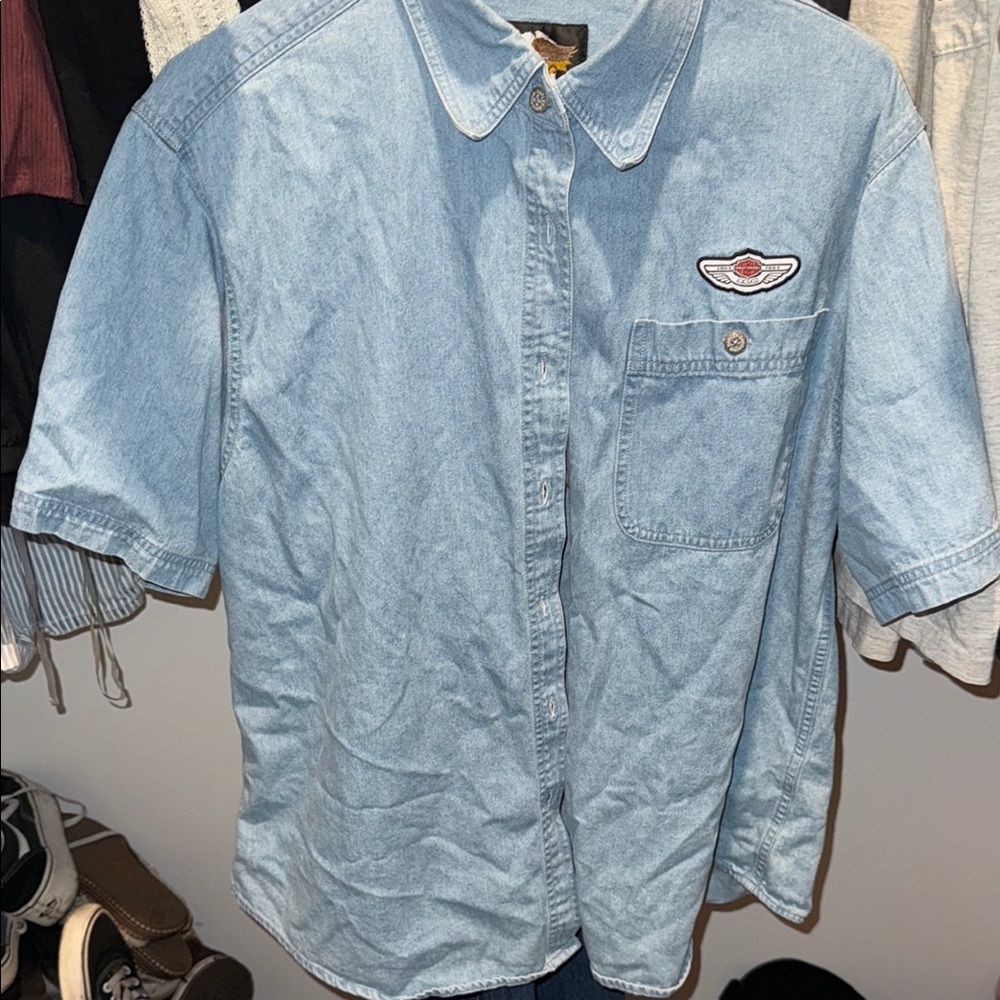 Harley-Davidson Eagle Emblem Denim Jacket